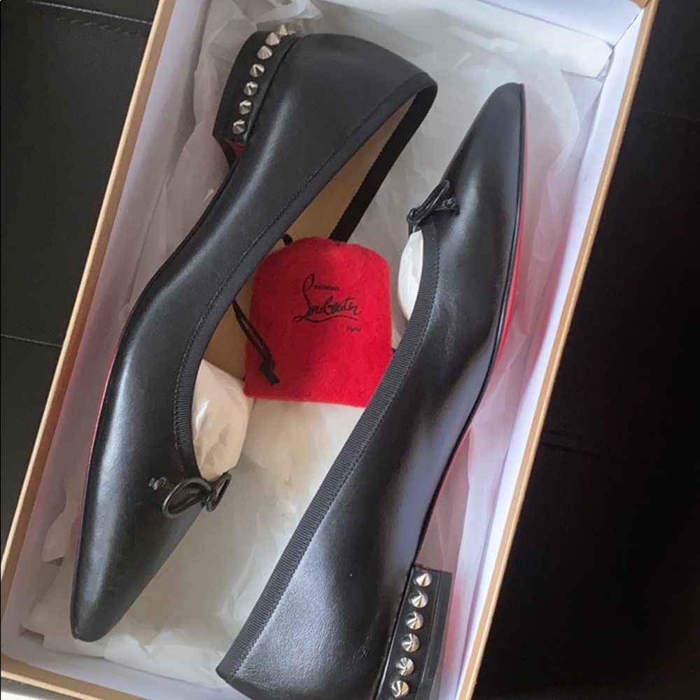 *Auth* Christian Louboutin Hall Flat Napa Flat - Picture 12 of 12